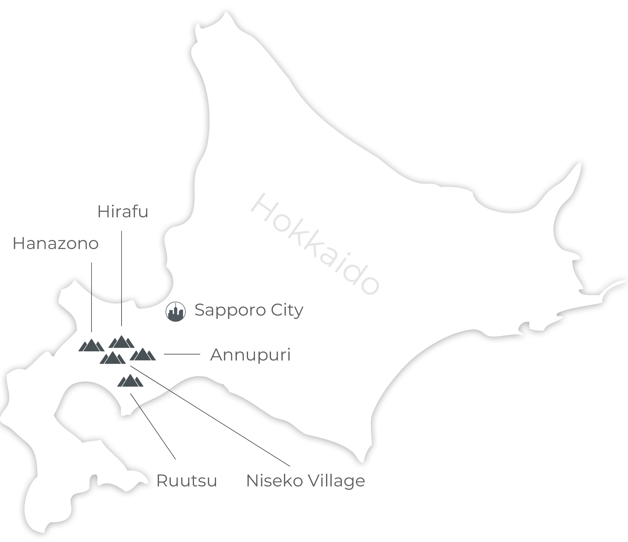 MIJ Niseko delivery map