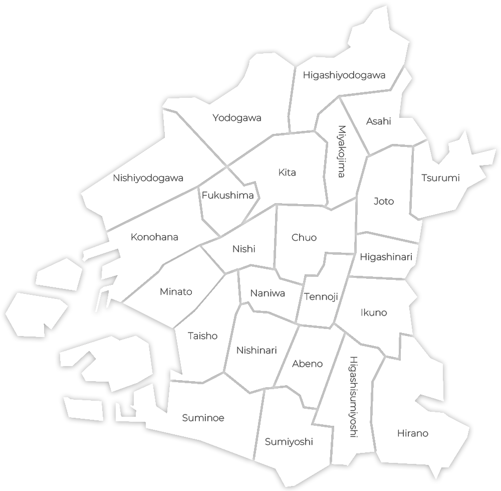 MIJ Osaka delivery map